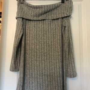 Off the shoulder sweater